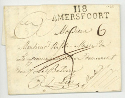 118 AMERSFOORT Pour Lierre 1811 - 1792-1815: Conquered Departments