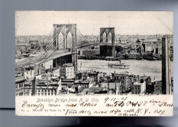 CPA - Etats-Unis - Brooklyn Bridge From New York City - 1903 - Brooklyn
