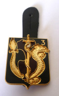 INSIGNE  3° REGIMENT MEDICAL GROUPE MEDICAL  LA VALBONNE - DELSART G 4604 - Medicina