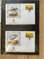 Thème Oiseaux Lot De 4 Enveloppes 1er Jour - Collezioni & Lotti