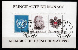 Monaco Blok Mi 60 Monaco Lid Uno  Gestempeld - Used Stamps