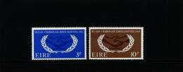 IRELAND/EIRE - 1965  INTERNATIONAL  CO-OPERATION  YEAR  SET MINT NH - Neufs