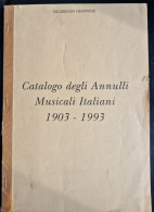 Catalogue Des Marques Sur La Musique, 1903-1993, Genovese - Temas