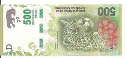 ARGENTINE 500 PESOS ND2022 UNC P 365 - Argentine