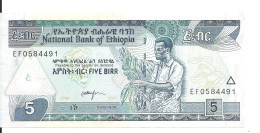 ETHIOPIE 5 BIRR 2009-17 UNC P 47 F - Aethiopien