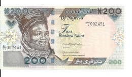 NIGERIA 200 NAIRA 2022 UNC P 29 V - Nigeria