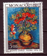 Monaco Mi 1224 Bloemenshow Monte Carlo 1976 Gestempeld - Gebruikt