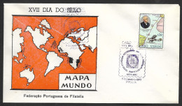 Cap Vert Cabo Verde Portugal Cachet Commémoratif Cent. Timbre Inde Portugaise 1971 Event Pmk Portuguese India Stamp Cent - Isola Di Capo Verde