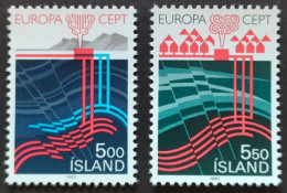 ISLANDE / YT 551 - 552 / EUROPA - GEOTHERMIE / NEUFS ** / MNH - Unused Stamps