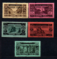 Grand Liban - 1927 - Tb Taxe 16 à 20  -  Neufs * - MLH - Timbres-taxe