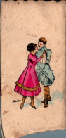 1918 Belle Illustration Style Sager Comme Peint à La Main Femme Et Soldat (magasin Ramonet Caen) - Klein Formaat: 1901-20