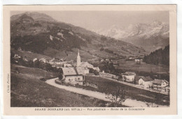 CPA :  14 X 9  -  GRAND BORNAND  -  Vue  Générale - Route De La Colombière - Le Grand Bornand