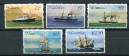 Maurice ** N° 415 à 419 - Bateaux Postaux De L'île Maurice - Maurice (1968-...)