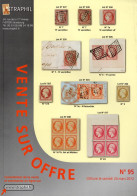 MARCOPHILIE POSTAL STRAPHIL 95 ème  VENTE SUR OFFRES Clôture Samedi 24 Mars 2012 - Catalogues For Auction Houses