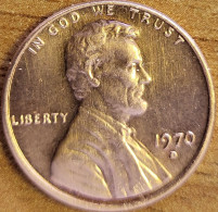États-Unis 1 Cent 1970 D Denver KM#201 SUP - 1959-…: Lincoln, Memorial Reverse