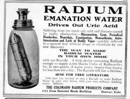 Radium Emanation Water In Your Own Home USA (Photo) - Gegenstände