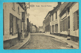 * Lens (Hainaut - La Wallonie) * (Préaux à Ghlin - Editions Caroyer Et Legrand) Rue De L'église, Animée, Unique, TOP - Lens