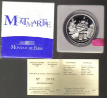 France Francia 2003 1 E1/2 Euros Silver Proof Montmatre  In Blister Ufficiale - France