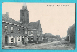 * Ploegsteert - Komen Waasten (Hainaut - Wallonie) * Rue De Messines, Café, église, Unique, Zeldzaam, TOP, Rare - Komen-Waasten