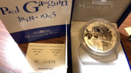 France Francia 2003 1 E1/2 Euros Silver Proof  Paul Gauguin In Blister Ufficiale - France