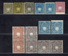 Afrique Orientale Britannique. 1890/94. N° 4 - 7 - 12 - 13 - 15 - 17 - 18 - 19. Neufs. TB. - Britisch-Ostafrika