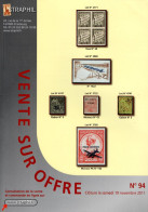 MARCOPHILIE POSTAL STRAPHIL 94 ème  VENTE SUR OFFRES Clôture Samedi 19 Novembre 2011 - Catálogos De Casas De Ventas