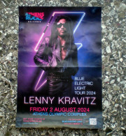 LENNY KRAVITZ: Original Poster For His Forthcoming Concert In Athens, Greece On 2.Aug.2024 - Afiches & Pósters