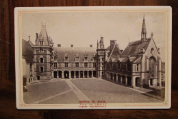 Photo 1880's Château De Blois Façade Occidentale (41) Tirage Vintage Print Albumen Albuminé Format Cabinet CDC - Lieux