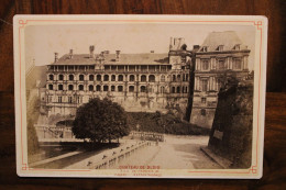 Photo 1880's Château De Blois Façade Septentrionale (41) Tirage Vintage Print Albumen Albuminé Format Cabinet CDC - Lieux