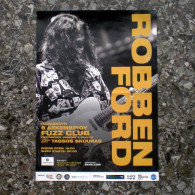 ROBBEN FORD: Original Poster For His Concert In Athens, Greece On 8th.Dec.2023 - Afiches & Pósters