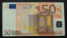 50 Euro Banknote Finland (L) 2002, Draghi Signature, Printer/plate R048, GEM UNC - 50 Euro