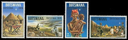 (030) Botswana  1973  Christmas / Noel / Weihnachten / Kerstmis  ** / Mnh  Michel 102-105 - Botswana (1966-...)