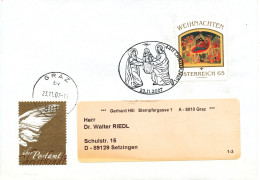 Austria Cover Christkindl 23-11-2007 Sent To Germany - Brieven En Documenten