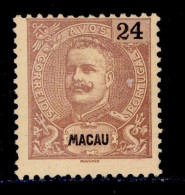 ! ! Macau - 1898 D. Carlos 24 A - Af. 88 - No Gum (cc 033) - Unused Stamps
