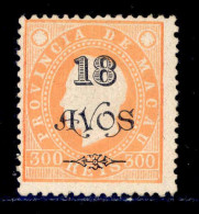 ! ! Macau - 1902 King Luis 18 A (Perf. 12 3/4) - Af. 110 - NGAI (cc 040) - Unused Stamps