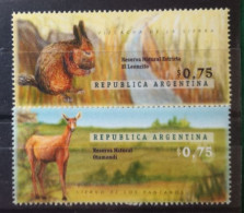 Argentinien 1996 Nationalparks Mi 2311/14** Nur Die 2v Säuger Im Angebot - Ongebruikt