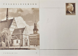 Pardubice Tchécoslovaquie Ceskoslovensko Postal Stationery Card Mnh New ** - Postkaarten