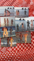 LOT DE 8 CPM JEUNES FEMMES NUES  NATURISME CAP D AGDE AVEC EPHEBE SYMBOLES CAP PHOTO NIKOLSON SERIE 1 2 3 4 7 8 9 10 - Pin-Ups