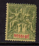 Nossi-Be - 1894 -  1 F.. Type Groupe -  Neuf Sans Gomme - Nuevos