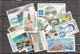 TERRES AUSTRALES & ANTARCTIQUE Française + Antarctique Australien. Beau Lot De 15 Timbres Oblitérés,tous Differents #2 - Mezclas (max 999 Sellos)