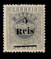 ! ! Macau - 1887 Crown W/OVP 5 R (Perf. 12 3/4) - Af. 24b - NGAI (cc 050) - Unused Stamps