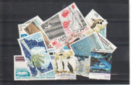 TERRES AUSTRALES & ANTARCTIQUE Françaises + Antarctique Australien. Beau Lot De 15 Timbres Oblitérés,tous Differents #5 - Mezclas (max 999 Sellos)