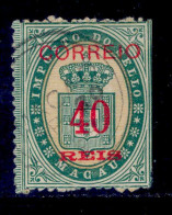 ! ! Macau - 1887 Postage Due W/OVP 40 R - Af. 31 - Used (cc 054) - Used Stamps