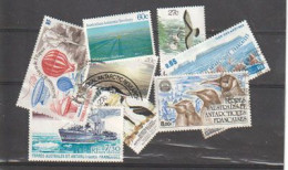 TERRES AUSTRALES & ANTARCTIQUE Françaises + Antarctique Australien. Beau Lot De 15 Timbres Oblitérés,tous Differents #6 - Mezclas (max 999 Sellos)