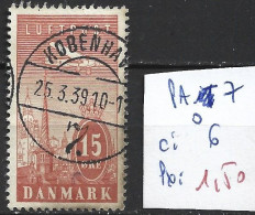 DANEMARK PA 7 Oblitéré Côte 1.50 € - Poste Aérienne