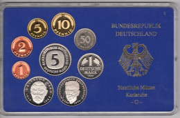 Germany Coin Set "G" 1988. Karlsruhe, Proof Sets - Ongebruikte Sets & Proefsets