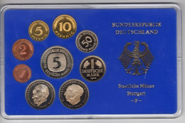 Germany Coin Set "F" 1978. Stuttgart, Proof Sets - Ongebruikte Sets & Proefsets