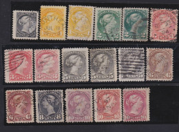 Canada    .    SG   .    17 Stamps     .    O     .  Cancelled - Usados