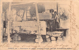 VIETNAM - TONKIN - Fabrication Du Papier Indigene - Congaie Deposant La Feuille De Papier - Carte Postale Ancienne - Vietnam