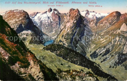 13795678 Saentis 2504m AR Blick Vom Stauberengrat Auf Faehlenseeli Altmann Und S - Sonstige & Ohne Zuordnung